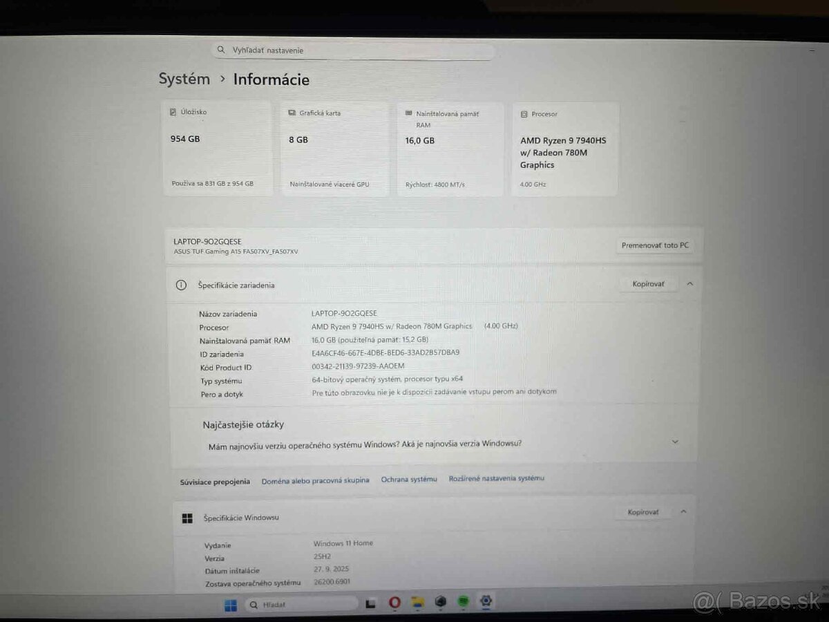 ASUS TUF GAMING A15 - 2