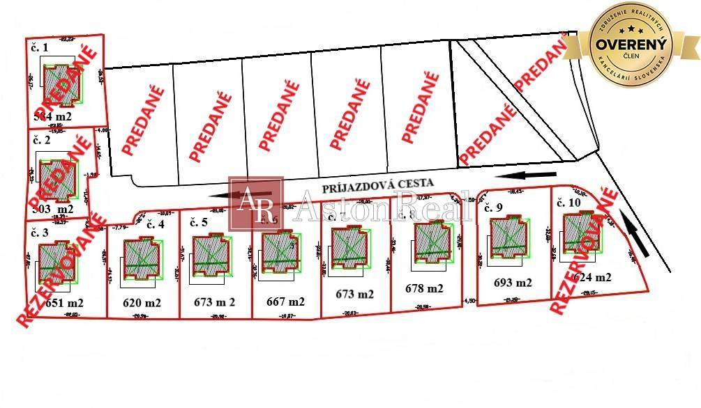 AstonReal: výborná cena - 8 stavebných pozemkov v obci Tvaro - 2