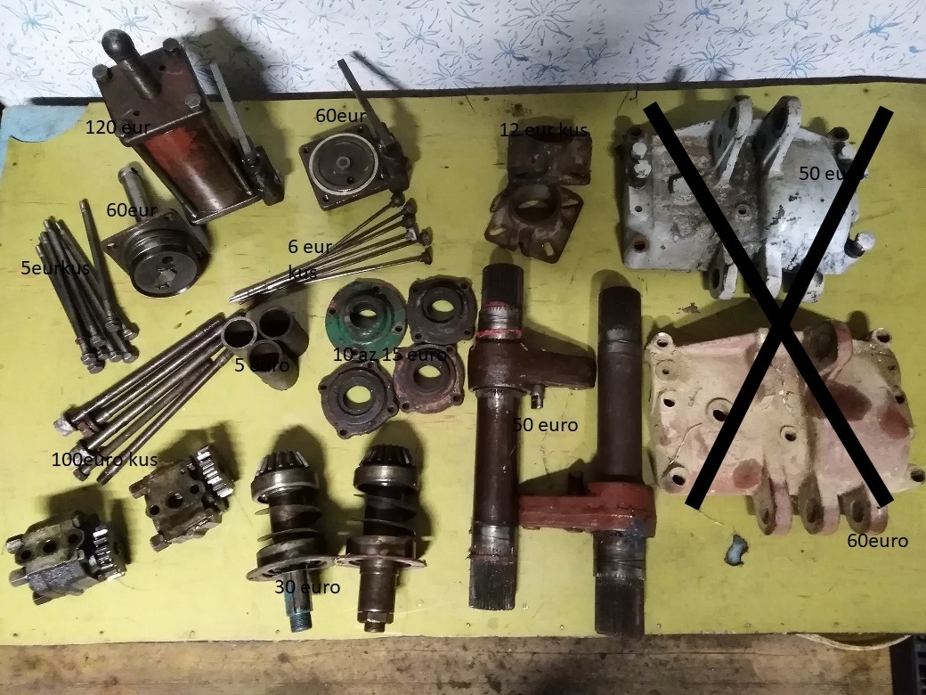 Zetor 25 rôzne diely - 2