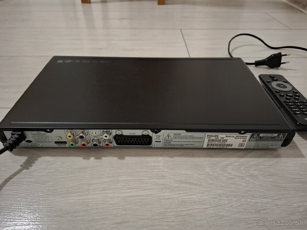 Predám DVD Philips prehrávač DVP3360/58 v 100% stave. - 2