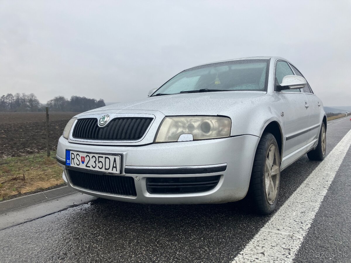 sokda. superb rok2007. 120 kw 2.5tdi v6 - 2
