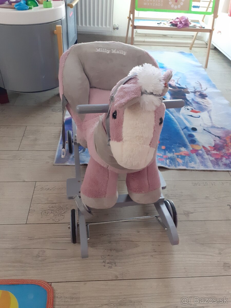 Hojdací koník Polly fialový - 2