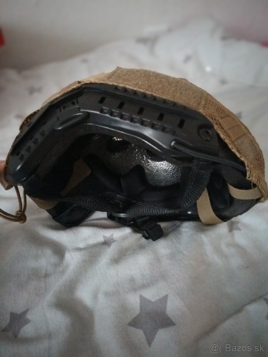 Takticka helma FAST airsoft multicam poťah velM - 2