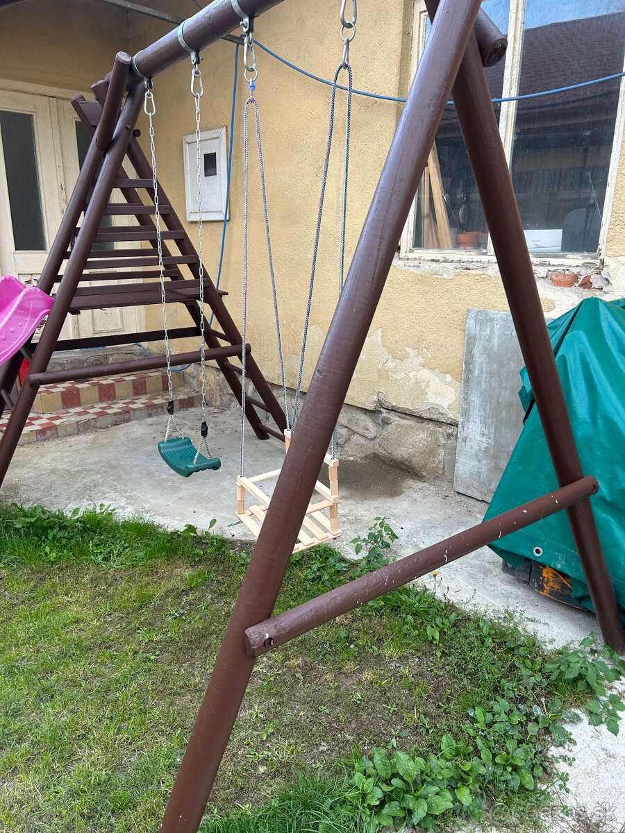 Detské ihrisko so šmykalkka hojdačka - 2