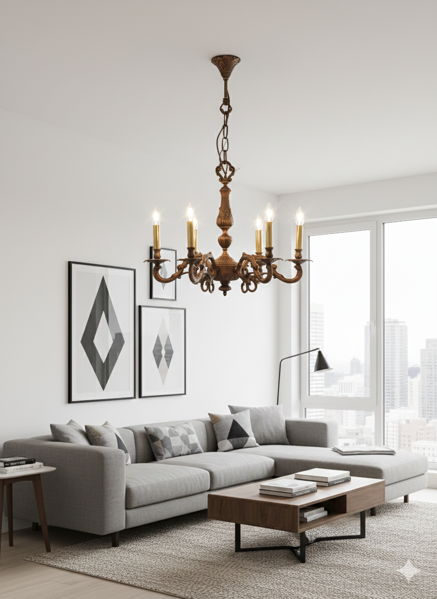 Elegantný historický luster - 2