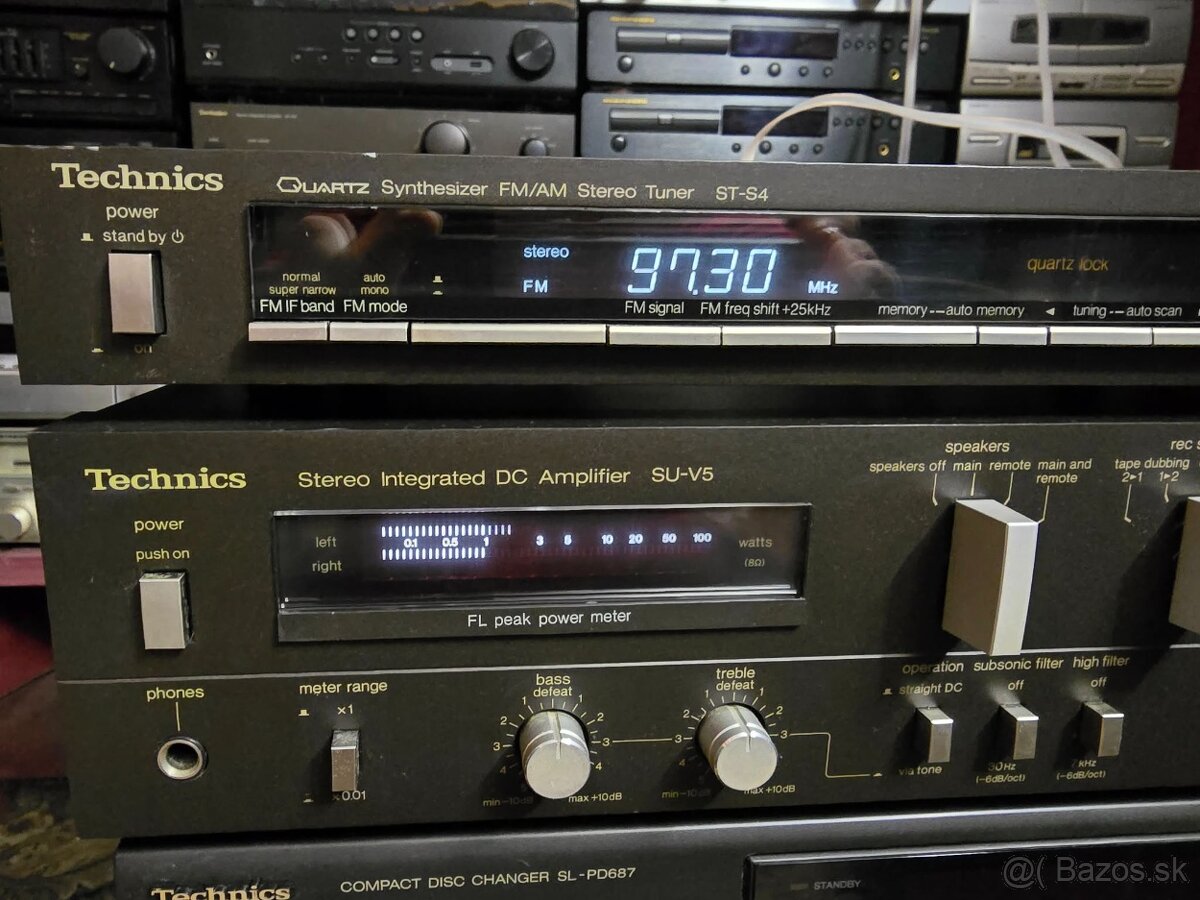 Technics SU-V5 +ST-S4 zosilňovač a tuner - 2