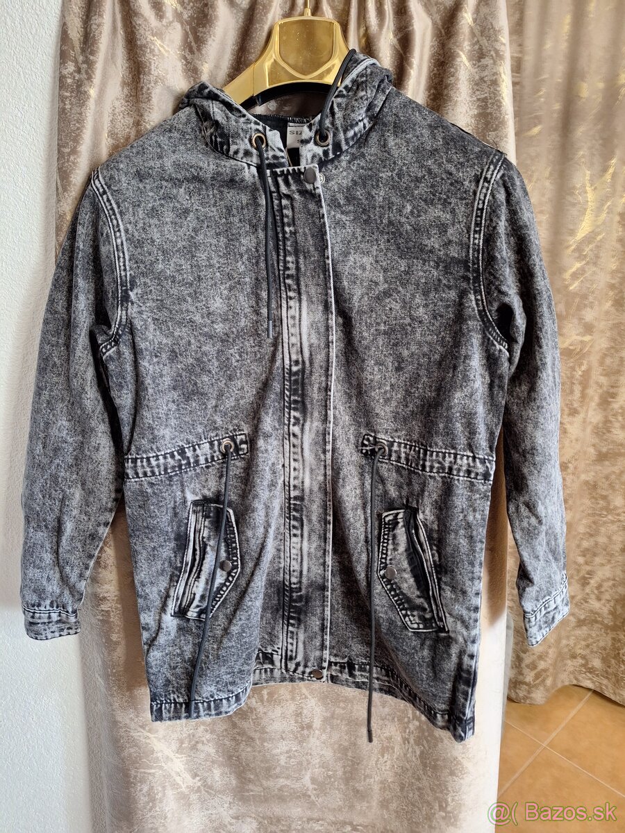 Predĺžená riflova bunda - 2