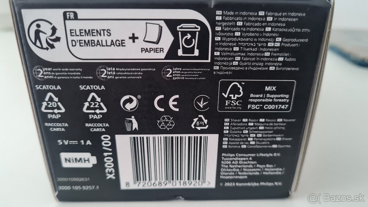 Predám Philips Shaver 3001/00 seria - 2