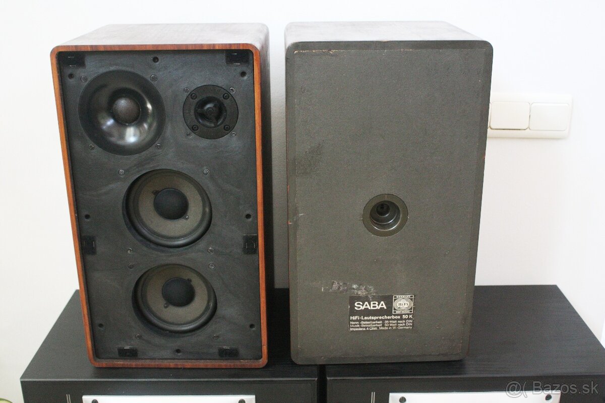 predám VINTAGE REPRO SABA HIFI 50K ///v-49,5 cm/// - 2
