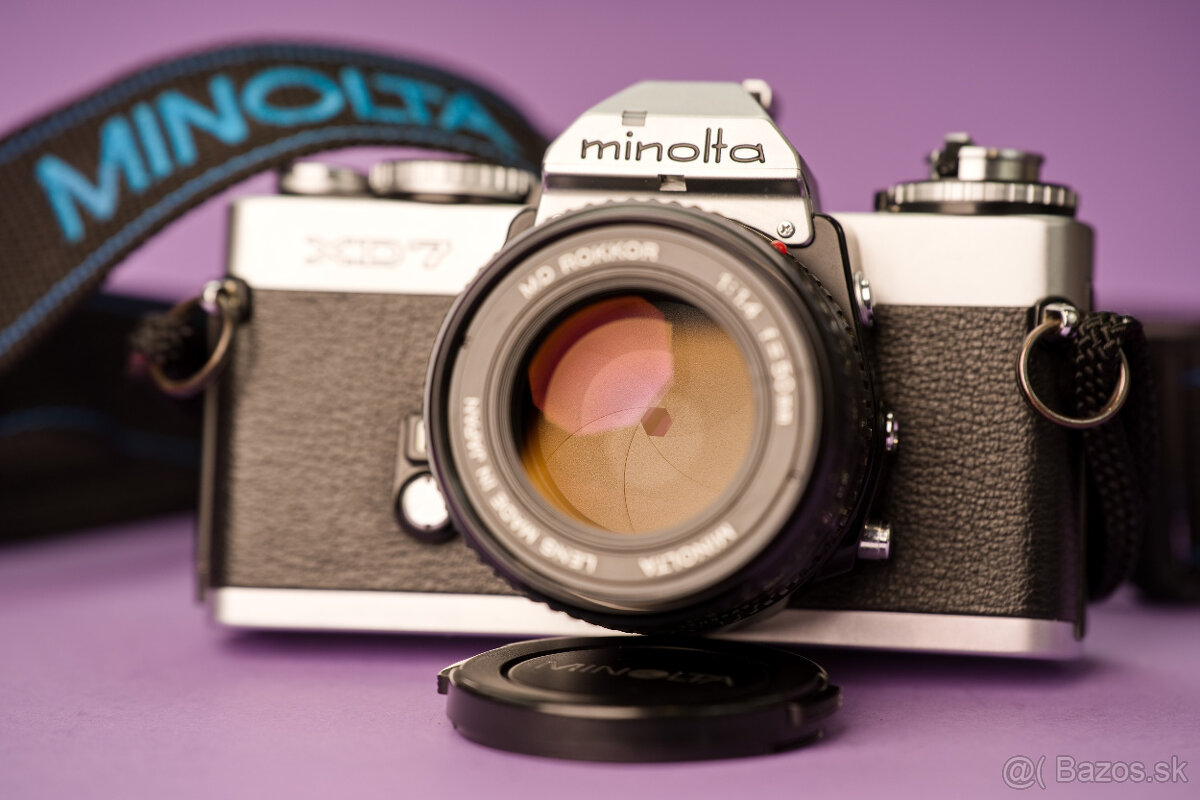 Minolta XD7 Rokkor MD 1:1.4/50mm - 2