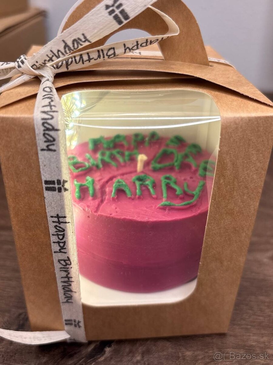 Darček Harryho Potter sviečka kolac - 2