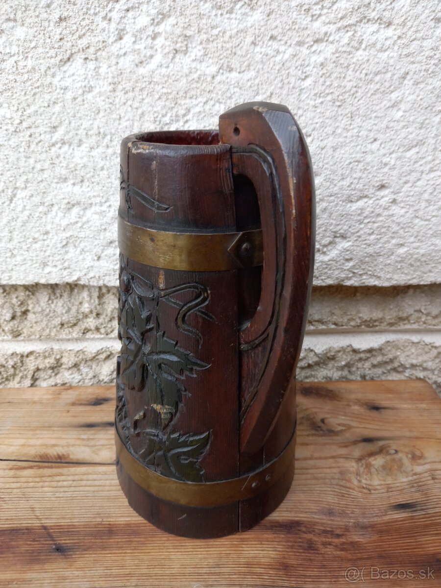 drevená nádoba - 2