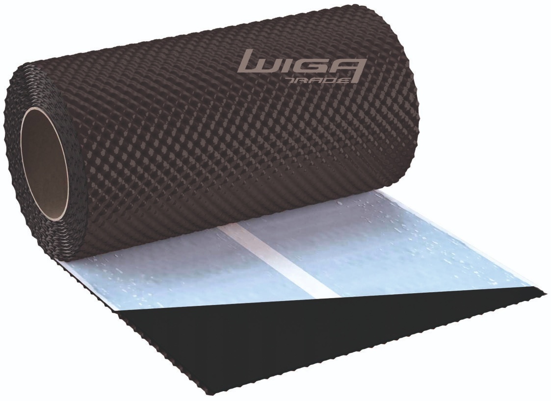 Komínový strešný pás ALU Plus hnedý 30 cm x 5 bm - 2