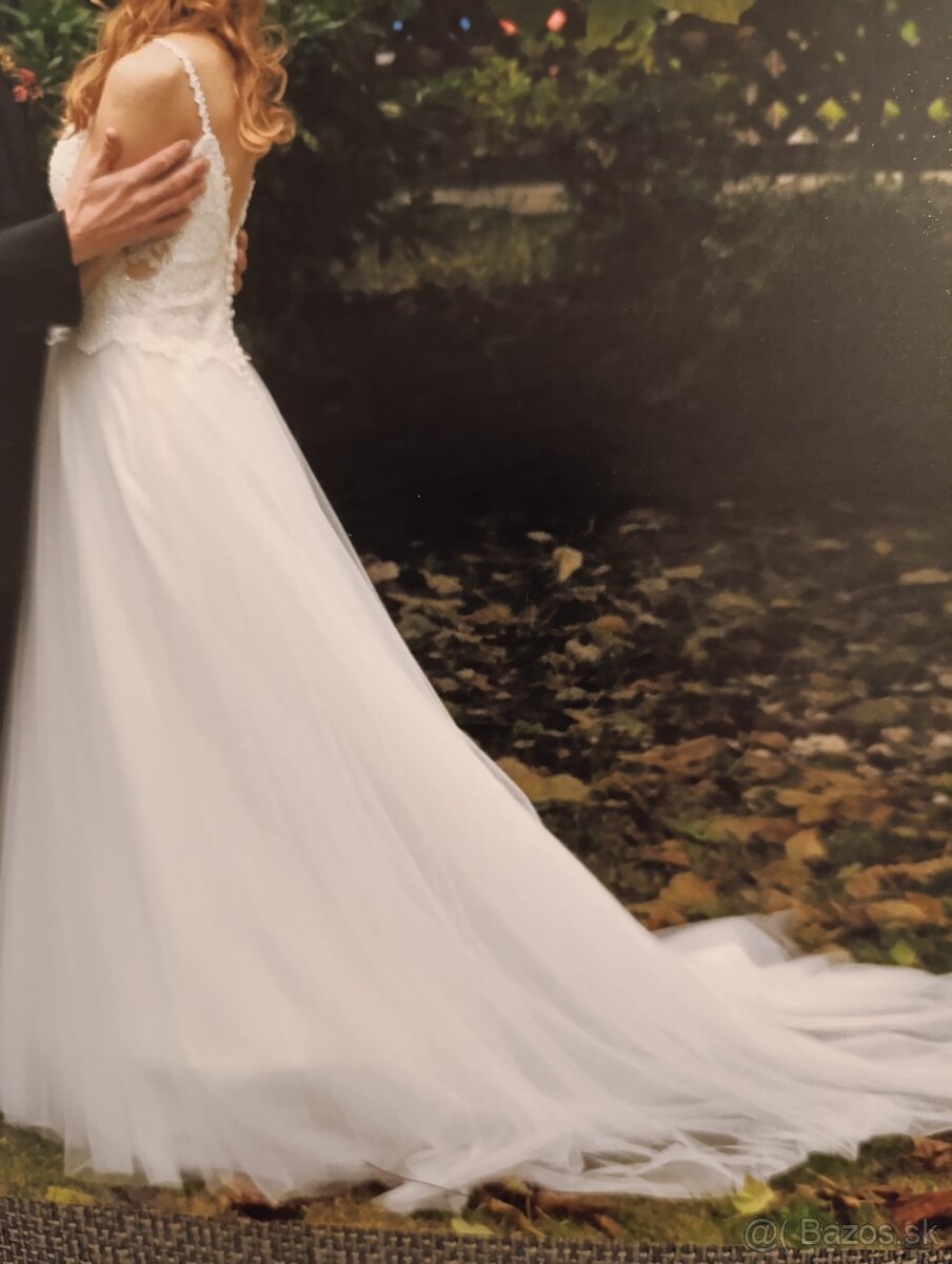 Svadobné šaty 36-38 - 2