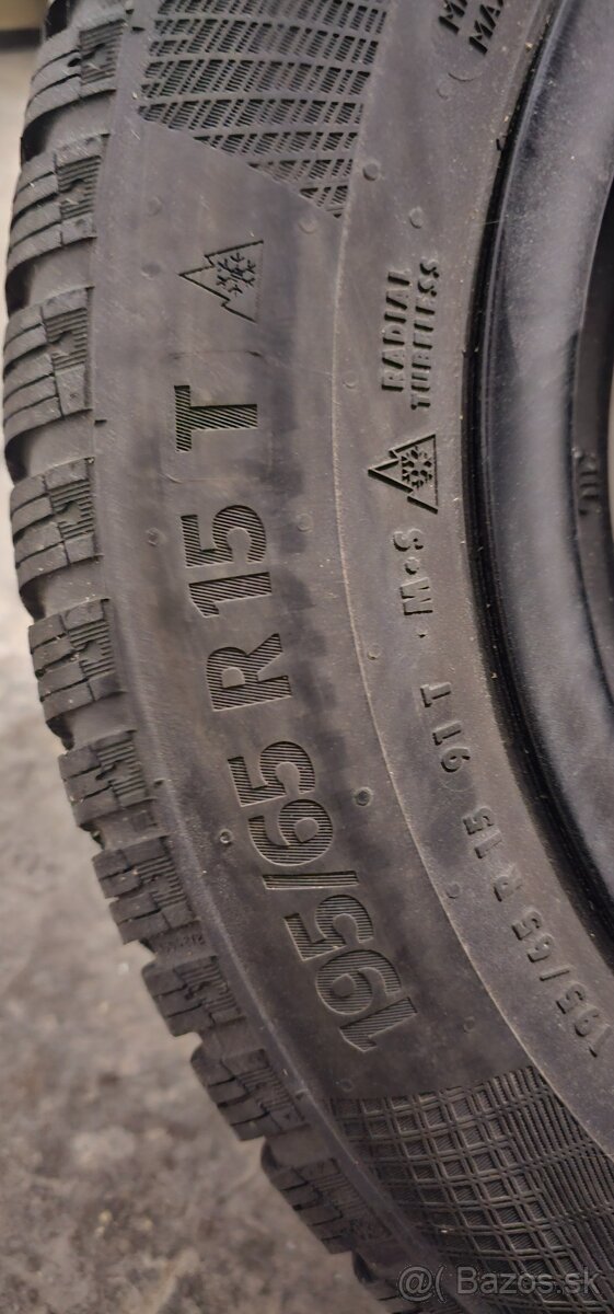 195 65 15T disky+ zimné pneu - 2