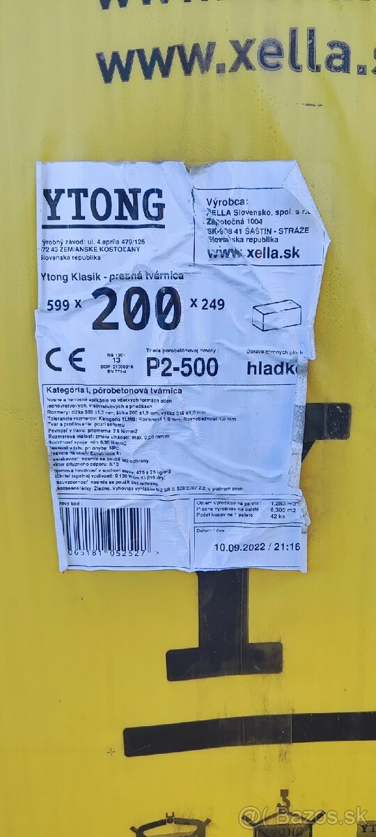 Predám Ytong Klasik 200 mm - 2