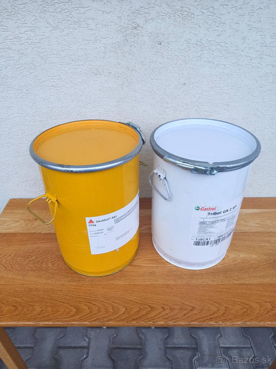 Predám plechové sudy 25L - 2