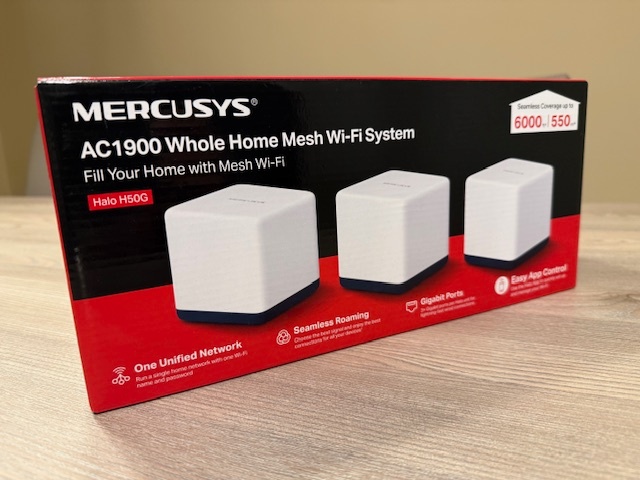 Mercusys WiFi systém Halo H50G AC1900 (3-pack) - 2
