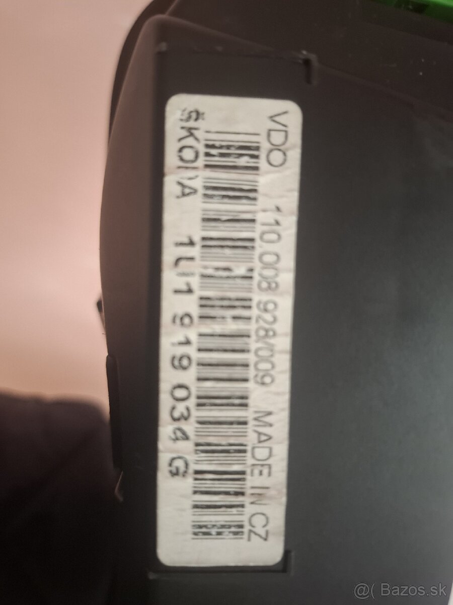 Tachometer,budíky na Octavia 1 - 2