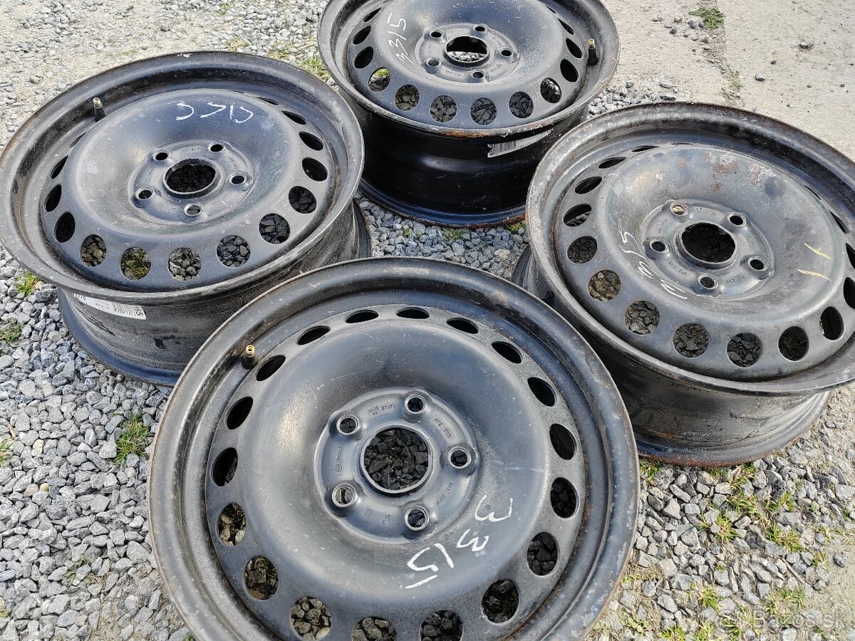 Plechové disky 5x112 R15 57.1mm - 2