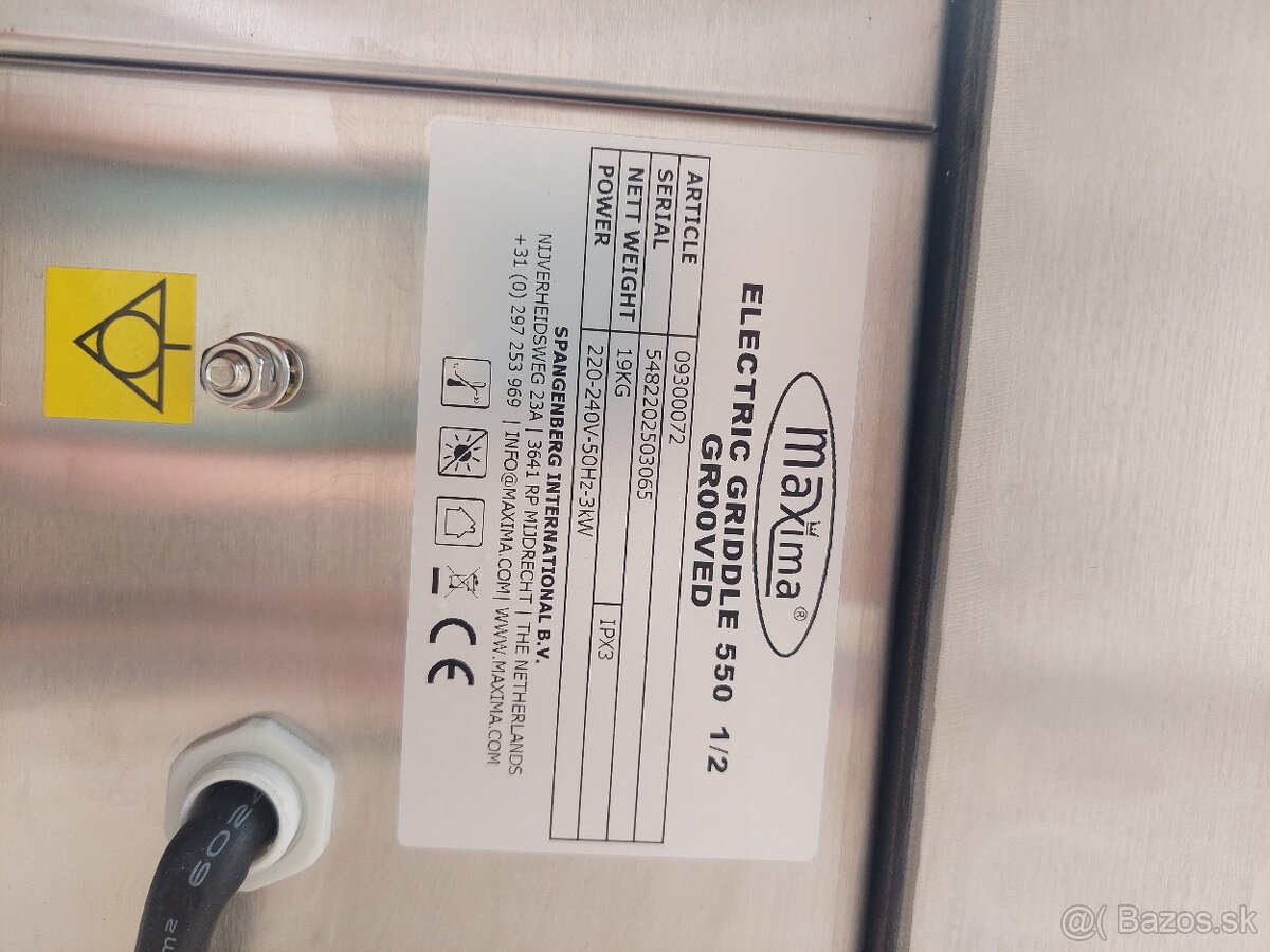 Elektrická grilovacia doska Maxima - 2
