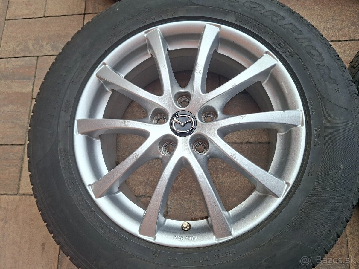 Predám hlinikové disky Mazda--R17 - 2