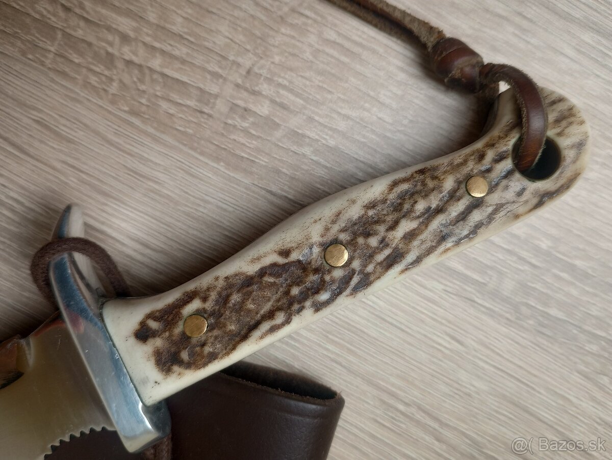 Starý poľovnícky nôž Carl Schliper Solingen Germány - 2