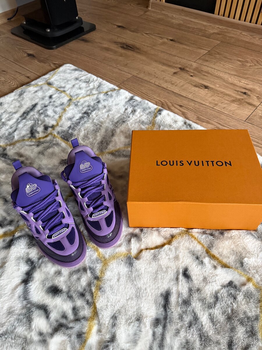 Louis Vuitton Trainer Sneaker Purple – veľ. 46 - 2