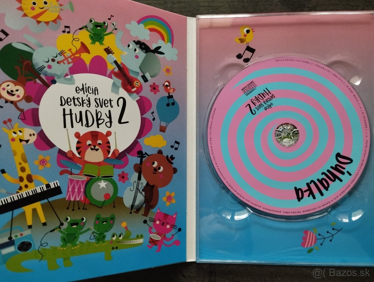 Predám detské CD/DVD z edície Detský svet hudby - 2