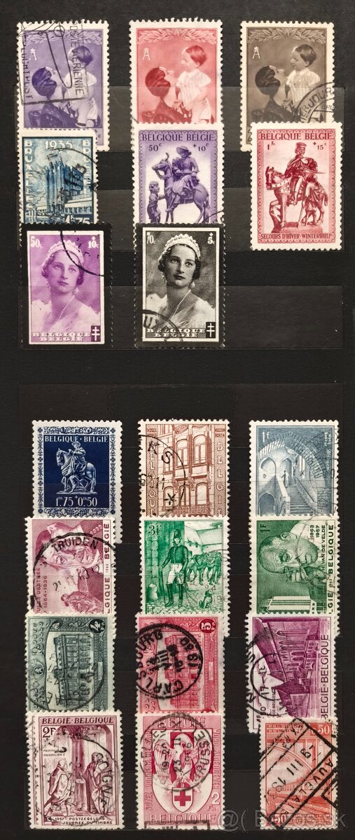 Album známok Belgicko - 2