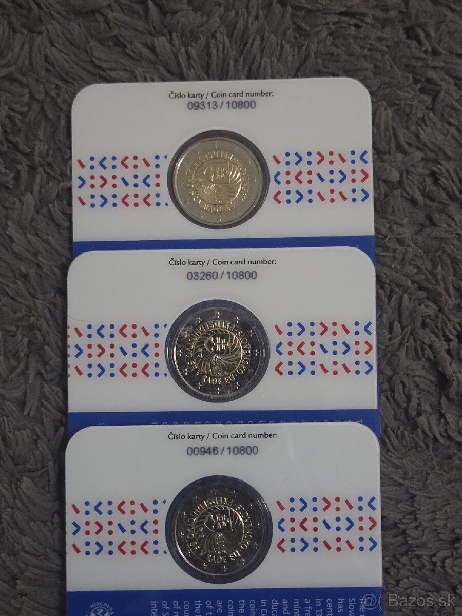 2€ Coincard 2016 Čičmanský vzor. - 2