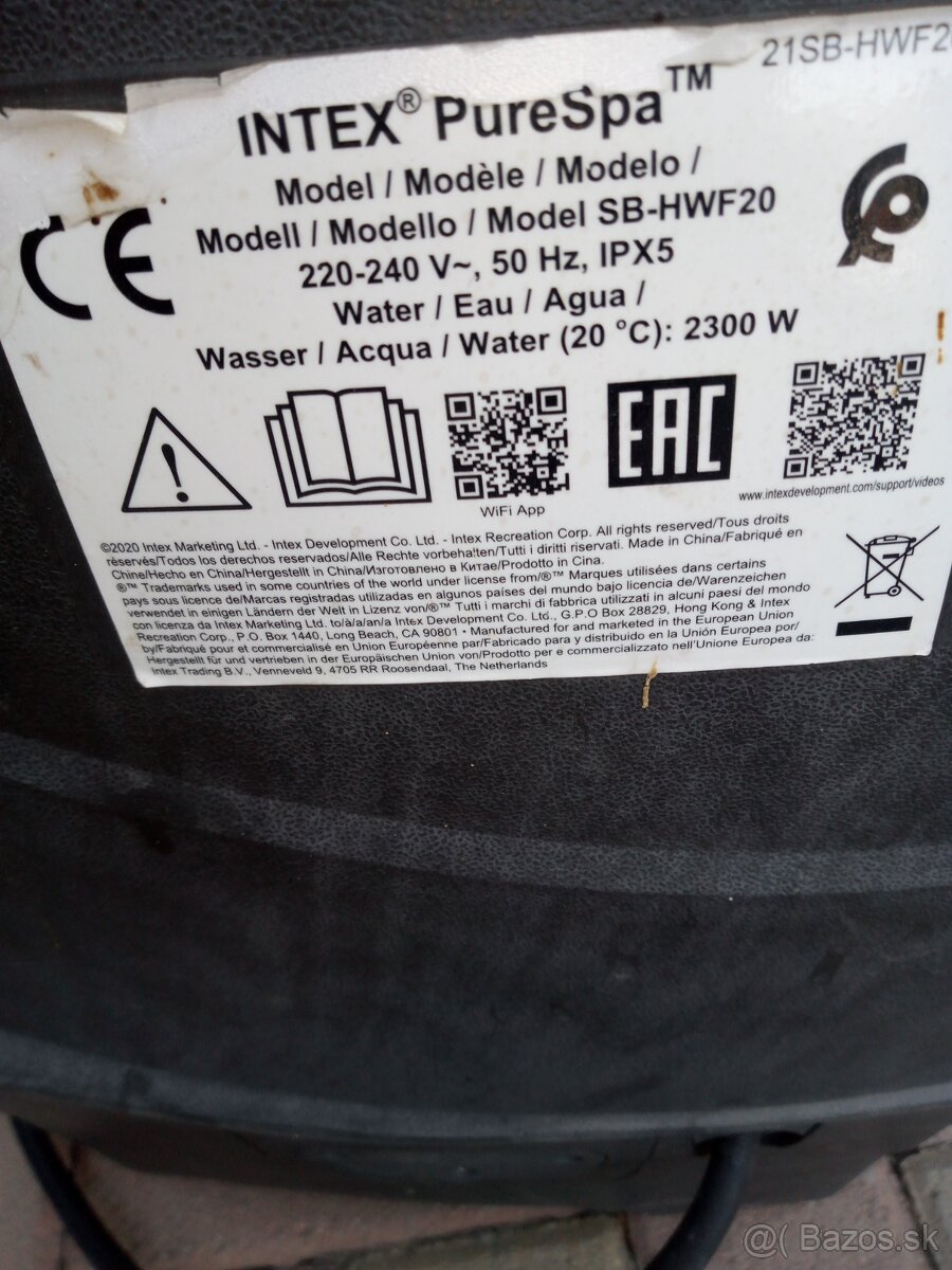 Ovladacia jednotka Intex PureSpa - 2