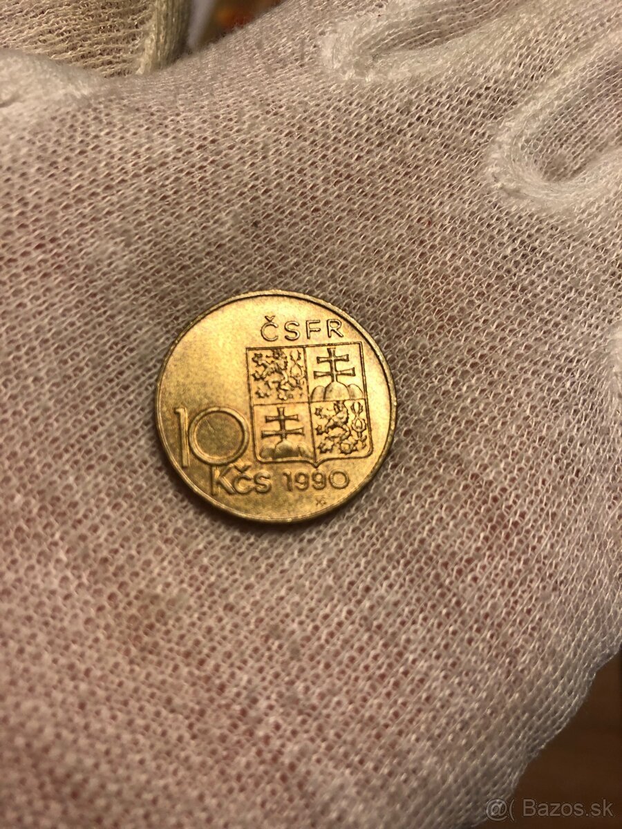 10 Kčs 1990 varianta C - 2
