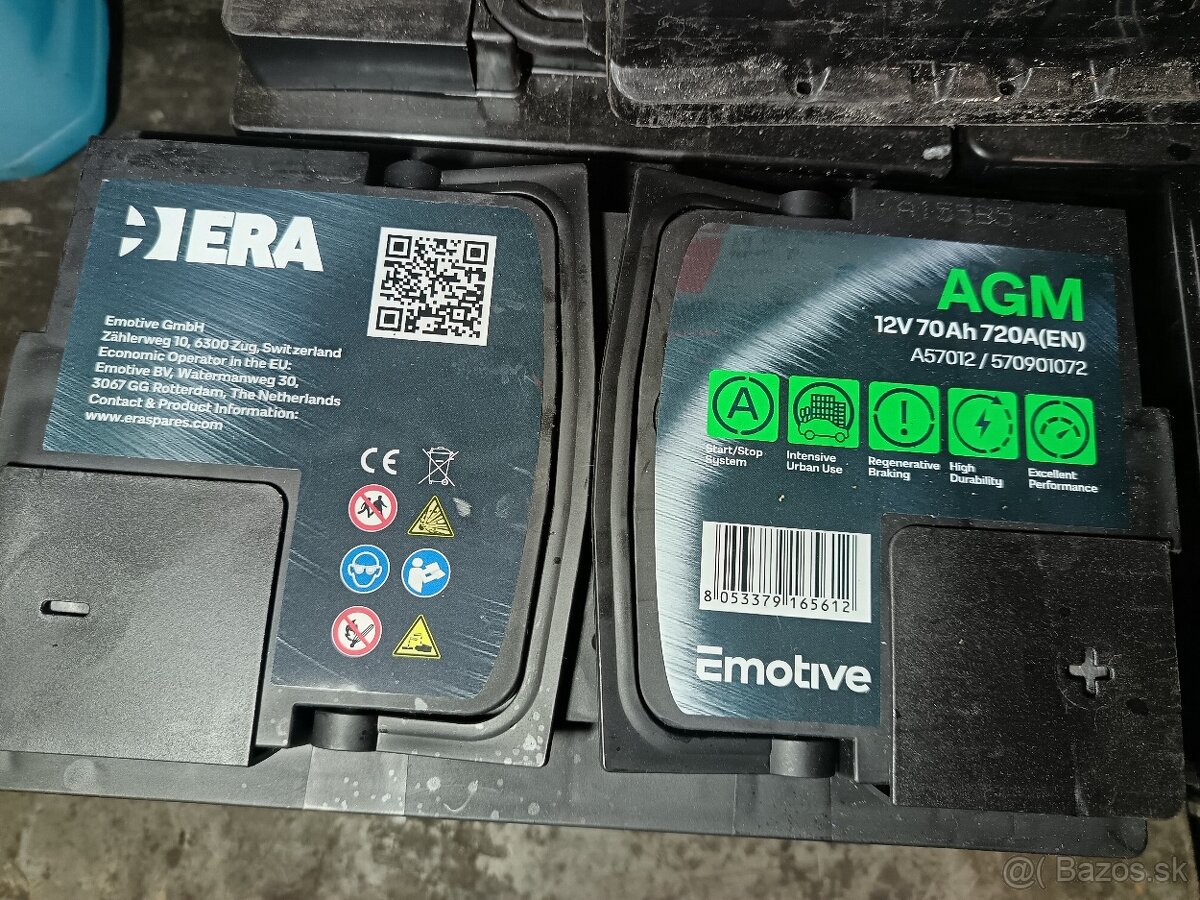 AGM autobatéria 70 Ah ERA (Start-Stop) - 2