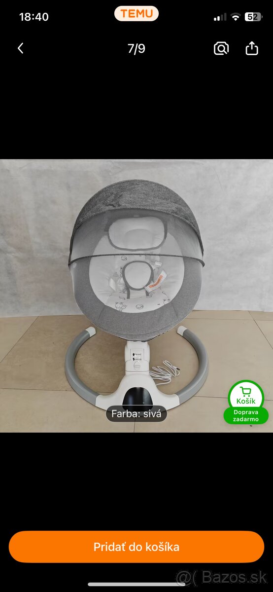 Kreslo pre bábätka - 2