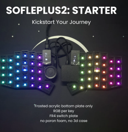 split keyboard - klávesnica mechanická - SoflePLUS2 - VIAL P - 2