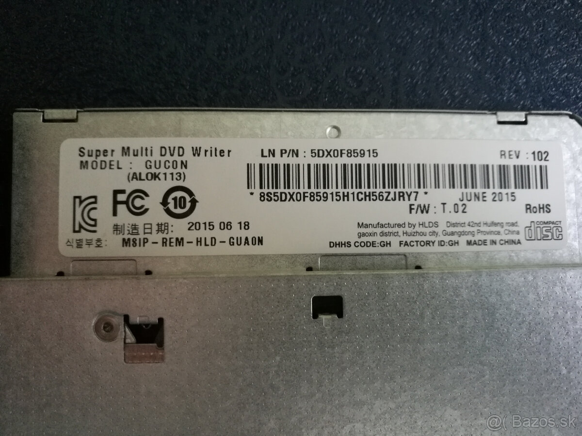 Predám 2x CD/DVD mechaniku k notebookom Lenovo - 2