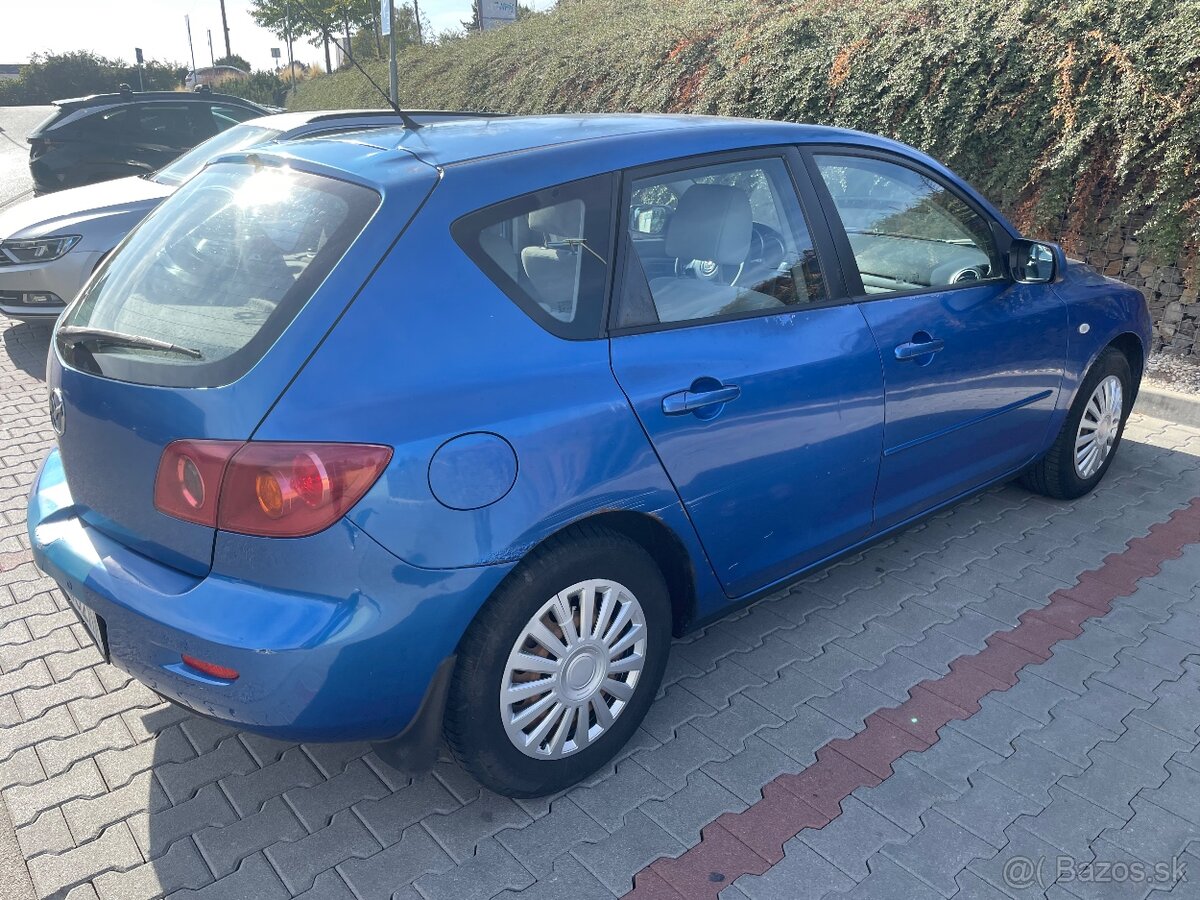 Mazda 3 benzín, rv 2004, STK a EK do 7/2028 - 2