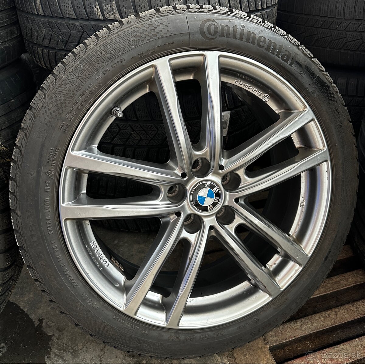 5x112 R18 7,5J ET25 + 225/45 R18 Continental 2022 - 2