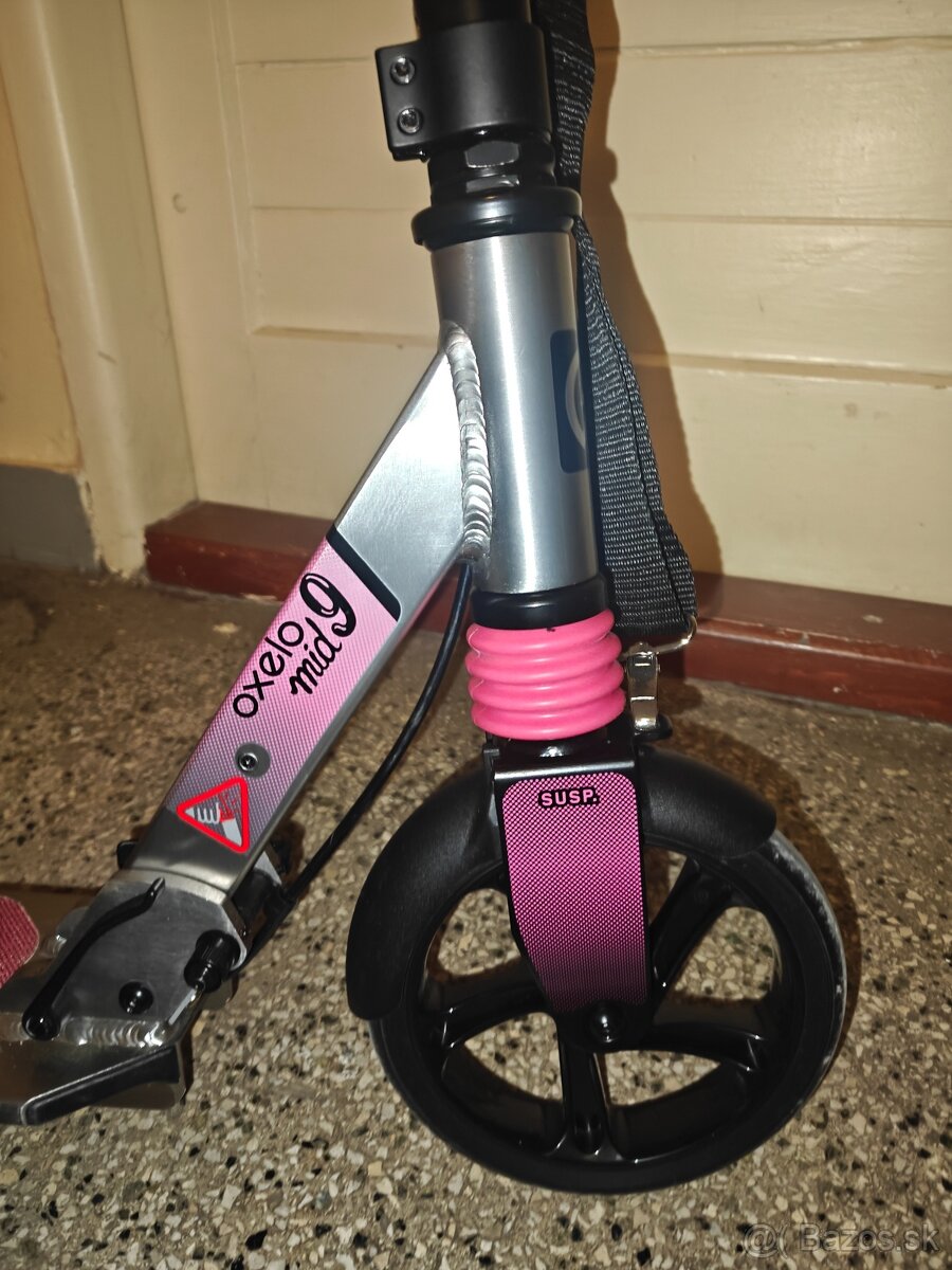 OXELO Detská kolobežka Mid9 ružová - 2