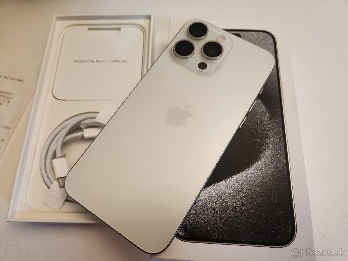 Iphone 15 Pro Max 256GB 100% stav - 2