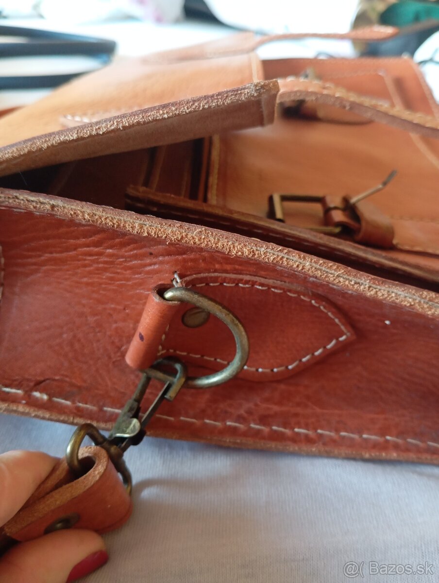 Kožená unisex kabela - 2