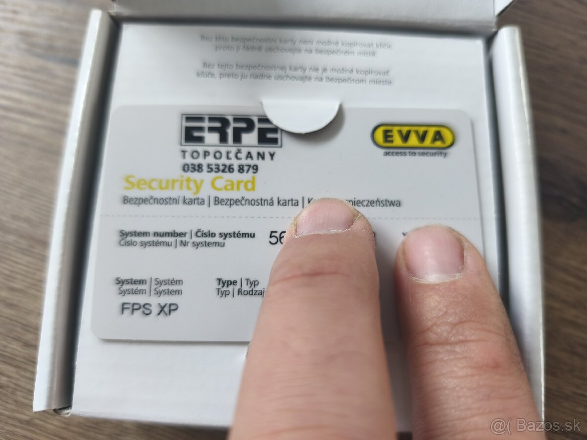 Vložka EVVA FPS XP 46+61mm (107mm) - 2