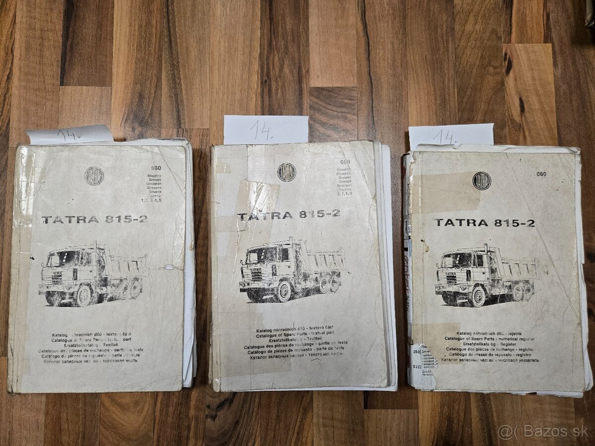 Katalogy náhradných dielov TATRA - AVIA - 2