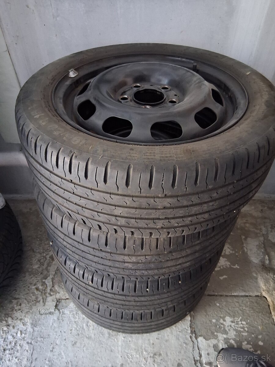 Sada letných kolies R15 Mercedes A-klasse w168 - 2