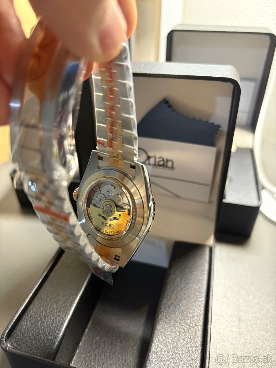 Orian - Seiko Mod Datejust x Rimske čislice 2tone rosegold - 2