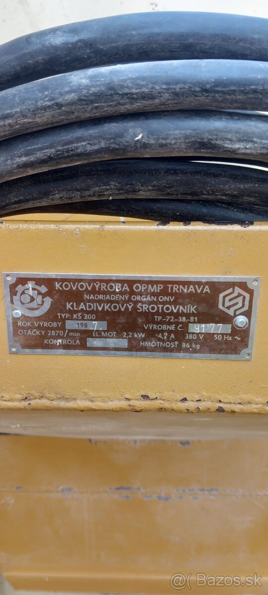 Predám šrotovník - 2