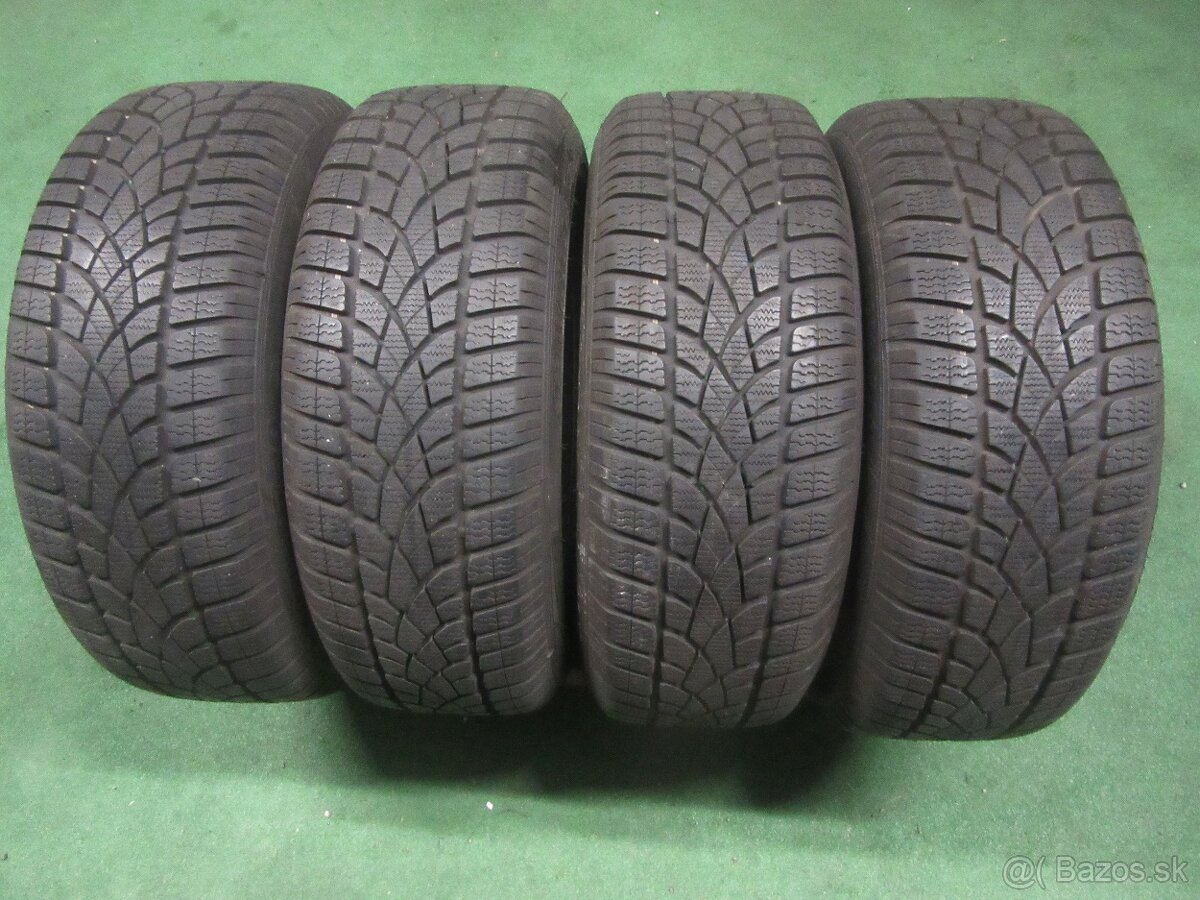 R16 zimná sada BMW 2 rozteč 5x112 205/60R16 DUNLOP dezén 8mm - 2