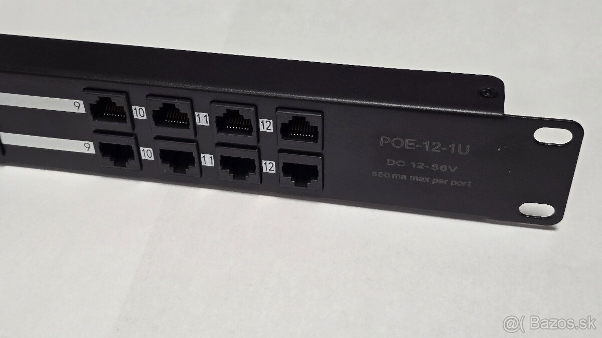 POE-PAN12, 12-portový pasívny POE panel - 2