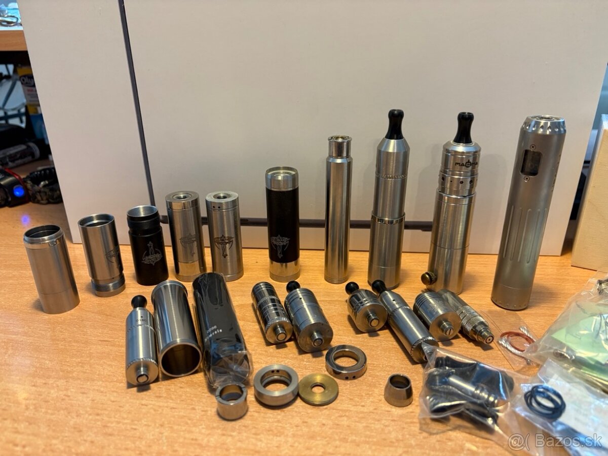 Vaping bateriove mody a atomizery - 2